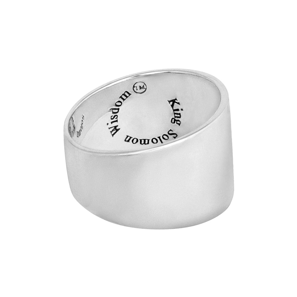 King Solomon Kabbalah Ring Profusion Seal Pentacle Amulet Silver 925 (6-13 sizes)