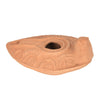 Image of Vintage Biblical Antique Replica Herodian Terracotta Oil Lamp Clay 4 x 1.5"