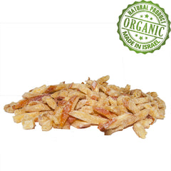 Organic Dried Candied Orange & Peel Nuts Pure Kosher Natural Israeli Dry Fruit