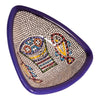 Image of Rounded Triangle Decorative Bowl Tabgha Armenian Ceramic Colorful