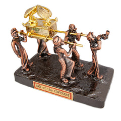 Table Jewish Figurine Ark of the Covenant with Carriers Statue Sculpture 5