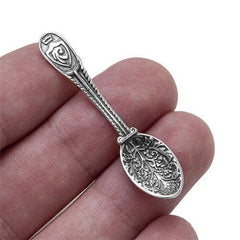 Amulet of Wealth Wallet "Lozhka-Zagrebushka" Silver 925 Money Talisman 1,5"