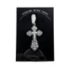 Image of Small Gold-Plated Sterling Silver Orthodox Cross Crucifix Necklace  for Kids & Babies 2cm/0.7"