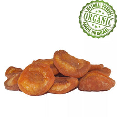 Organic Premium Dried Yellow Peach- Kosher Natural Israeli Dry Fruit for a Healthy Snack