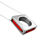 Image of Kabbalah Red String of Fate Protection Sterling Silver Pendant Necklace 3cm/1.1"