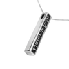 Image of Sterling Silver Pendant Priestly Blessing Birkat Kohanim Prayer Necklace 3.4cm