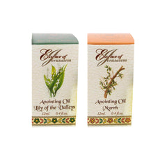 Lily of the Valleys & Myrrh 2pcs Set Blessed Holy Anointing Oil 12ml/0.4fl.oz