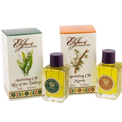 Lily of the Valleys & Myrrh 2pcs Set Blessed Holy Anointing Oil 12ml/0.4fl.oz