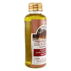 Blessed Virgin Olive Oil Bottle from Jerusalem Holy Land 100ml/3.4fl.oz.