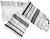 Image of Jewish Black Tallit Prayer Shawl Scarf 72 x 22" w/ Bag for Men & Women