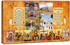 Image of Jerusalem Holy Land Blessing Set – Christian Prayer Gift Box with Icon, Holy Water, Oil, Incense & Candles