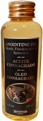 Anointing Oil with Frankincense, Myrrh & Spikenard Certified From Holy Land, 4fl.oz
