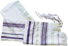 Image of Purple Jewish Prayer Shawl Tallit Scarf 72 x 22" w/ Bag for Men & Women