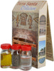 Image of Tabgha Themed Christian Gift Set w/ 3 Bottles - Olive Oil, Holy Water & Holy Soil 10ml/ 0.3 oz