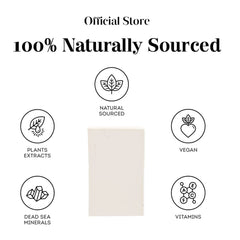 -417 Dead Sea Vegan 3pcs Pack Natural Salt & Minerals Soap Bar Hydrating for Face & Body