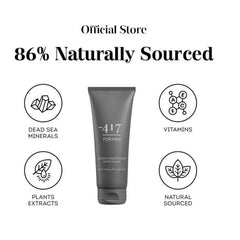 -417 Active Vegan After Shave Moisturizer Balm For Men Dead Sea Cosmetics 100ml Face Cream for Dry Oily Normal Mixed Skin Calming