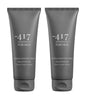 Image of -417 Dead Sea Vegan Moisturising Exfoliating Shaving Cream Men 2pcs Set 100ml/3.3fl.oz Each