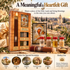 Image of Jerusalem Holy Land Blessing Set – Christian Prayer Gift Box with Icon, Holy Water, Oil, Incense & Candles