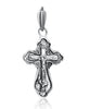 Image of Sterling Silver Orthodox Cross Crucifix Necklace for Women & Men 3cm/1.25"