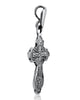 Image of Sterling Silver Orthodox Cross Crucifix Necklace for Women & Men 3cm/1.25"