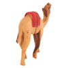 Image of Olive Wood Camel Figurine with Red Saddle from the Holy Land