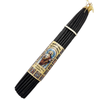 Image of 33 PCS Black Beeswax Smoke-Less Church Candles for Religious Ceremonies & Devotional Prayer 11"/28cm