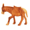 Image of Olive Wood Bethlehem Donkey Figurine – Holy Land Nativity Decor