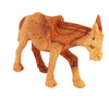 Image of Olive Wood Bethlehem Donkey Figurine – Holy Land Nativity Decor