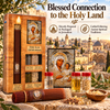 Image of Jerusalem Holy Land Blessing Set – Christian Prayer Gift Box with Icon, Holy Water, Oil, Incense & Candles