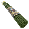 Image of 33pcs Green Holy Blessed Beeswax Church Candles from Jerusalem Holy Land 11"/28cm