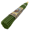 Image of 33pcs Green Holy Blessed Beeswax Church Candles from Jerusalem Holy Land 11"/28cm