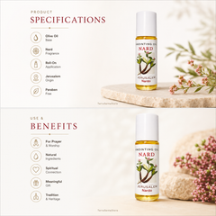 Holy Land Nard Anointing Oil Roll-On for Prayer Worship