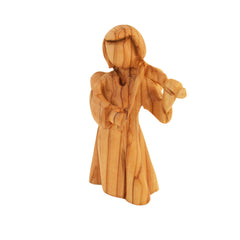 Abstract Olive Wood Angel Playing Violin | Holy Land Gift 4