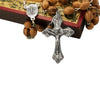 Image of Catholic Olive Wood Holy Rosary Prayer Beads w/ Crucifix Jerusalem