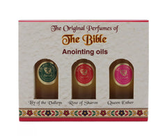 Biblical Fragrant 3pcs 10ml/0.3fl.oz Anointing Oils Authentic Holy Jerusalem Set