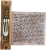 Image of Handmade Olive Wood Enamel Mezuzah Door Classic Case Non-Kosher Scroll Jewish