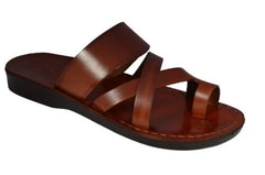 Kid’s camel leather biblical sandals from Jerusalem