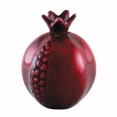 Decorative Aluminium & Enamel Pomegranate Figurine Desk Decor 3.9"/10cm