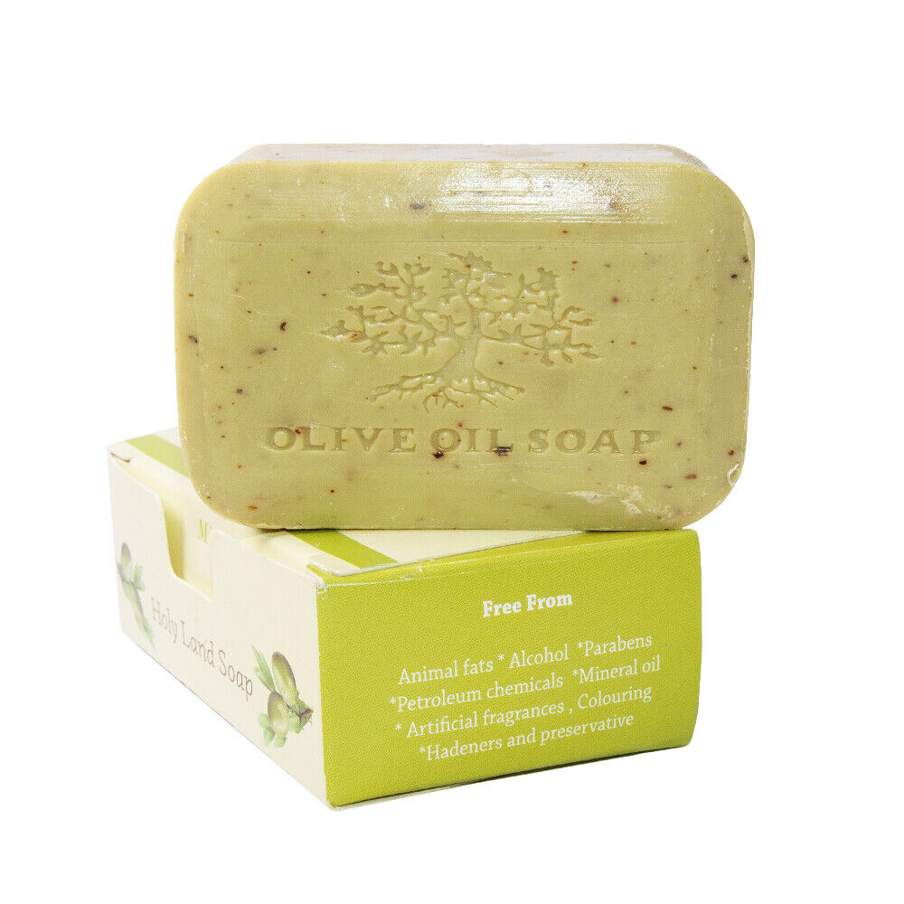100% Natural Mint Olive Oil Soap All Types of Skin Holy Land 100 gr -2