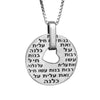 Image of Pendant Amulet Kabbalah For Attracting Love Sterling Silver & Gold 9K Necklace