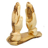 Image of Olive Wood Stand for the Bible Praying Hands Handmade from Bethlehem Holy Land - Holy Land Store