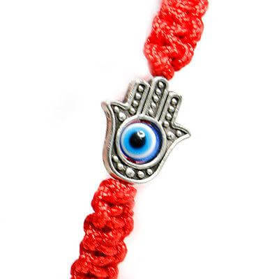Kabbalah Blessed Red String Hamsa Wrist Bracelet Evil Eye Charm From The Holy Land - Holy Land Store