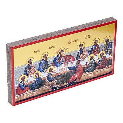 Greek Orthodox Icon The Last Supper Silk Screen Perfect Holy Land from Jerusalem - Holy Land Store