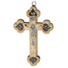 Image of Handmade Crucifix with Semi-Precious Stones from Jerusalem Holy Land 5.5 inch