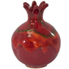 Image of Small Ceramic Vase Pomegranate Handmade Israel Deepest symbolism Judaism 4"