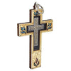 Image of Handmade Cross with Semi-Precious Stones from Jerusalem Holy Land 5.6 inch
