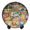 Image of 3D Ceramic Decorative Plate with memorable views Israel souvenir gift 20cm