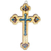 Image of Handmade Cross with Semi-Precious Stones from Jerusalem Holy Land  7 inch