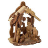Image of Bethlehem Handmade Christmas Nativity Scene Natutal Olive Wood Holy Land Gift - Holy Land Store