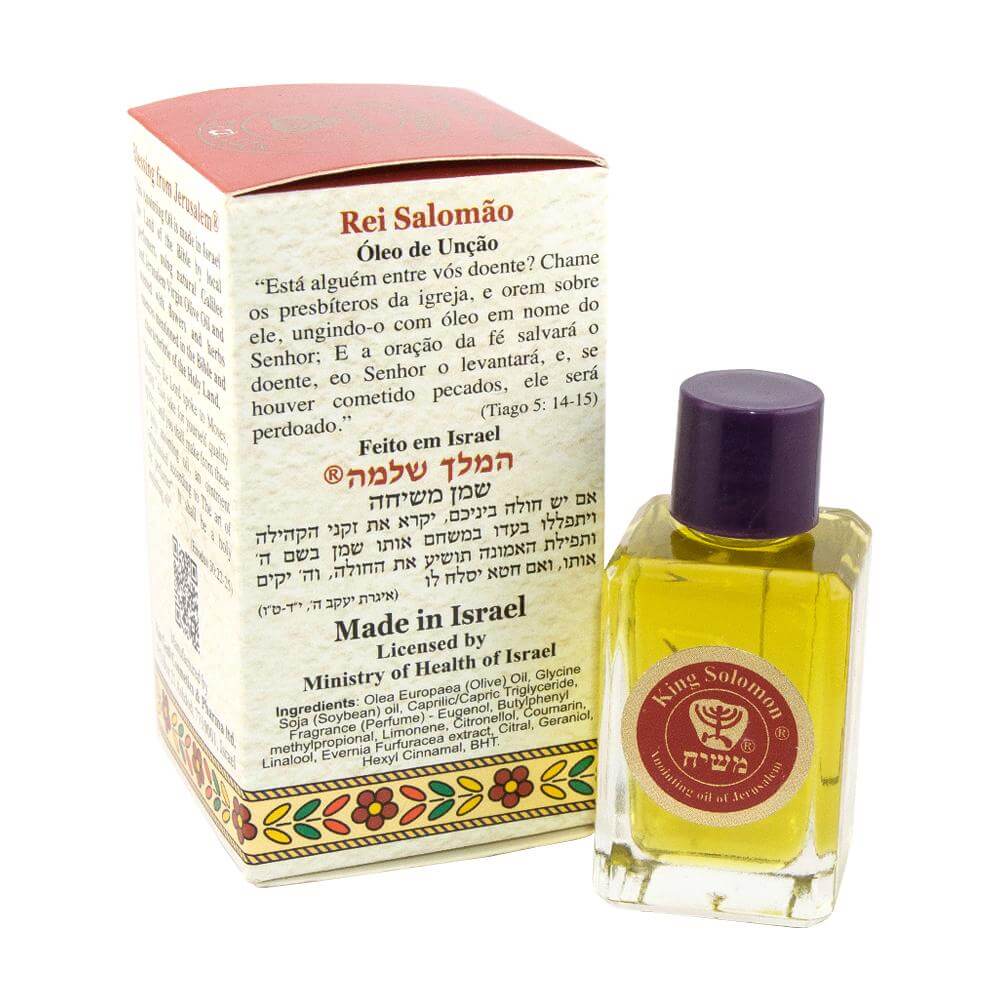 Ein Gedi Anointing Oil Biblical Spices King Solomon Blessed in Jerusalem 0,4 fl.oz/12ml